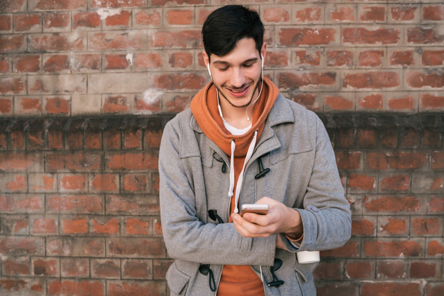 Man engaging in live online language exchange class